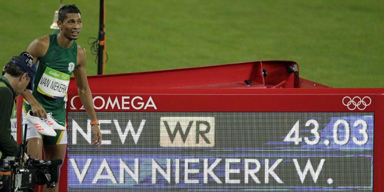 Wayde Van Niekerk (Sudáfrica), récord mundial y olímpico en 400 metros lisos.