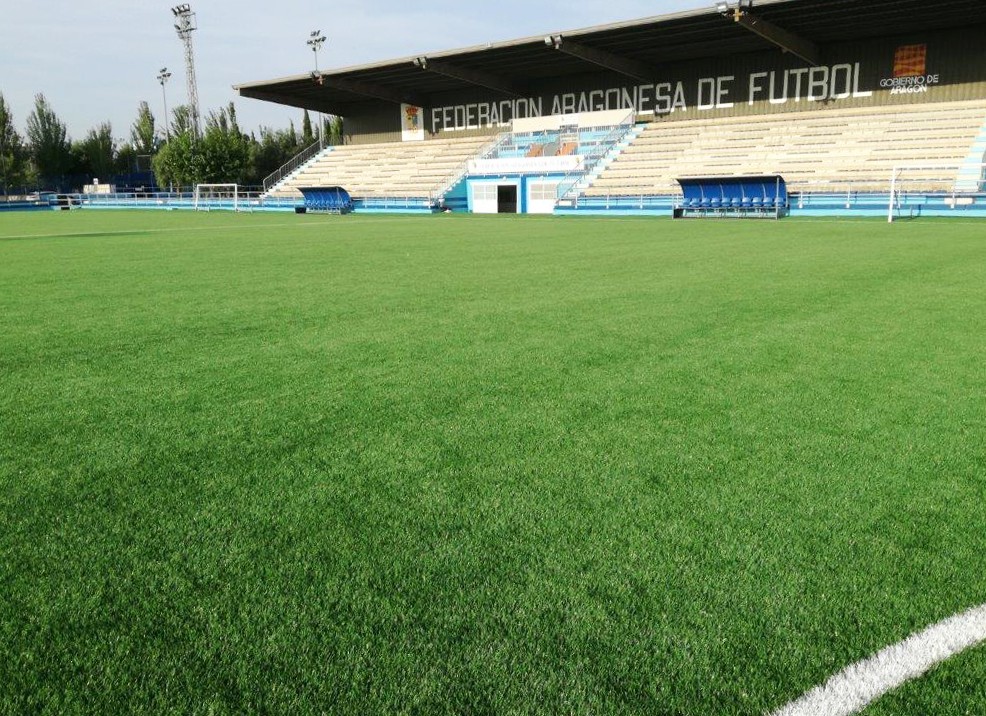 La Federacion Aragonesa De Futbol Equipa El Estadio Pedro Sancho