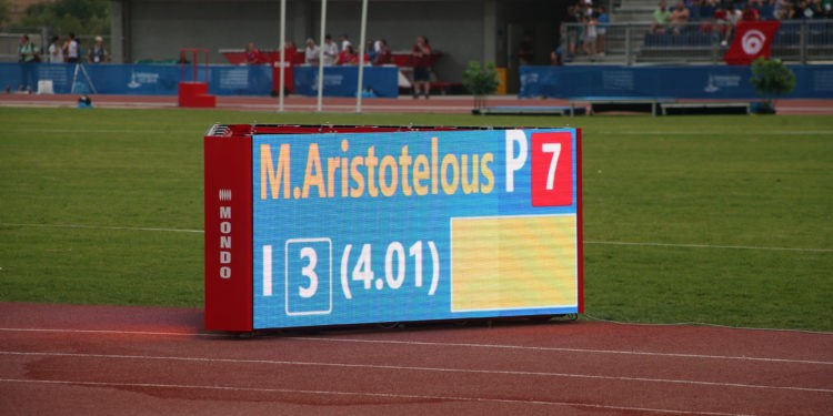 Mondo Smart Systems utilizados durante las competiciones de atletismo de los Juegos del Mediterráneo 2018 en Tarragona.