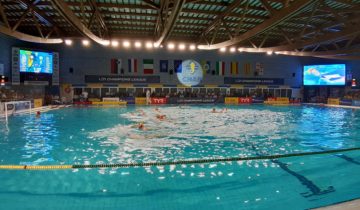 Partido entre el Zodiac CNBA y el Szolnoki Dózsa. Foto: Club Natació Atlètic-Barceloneta