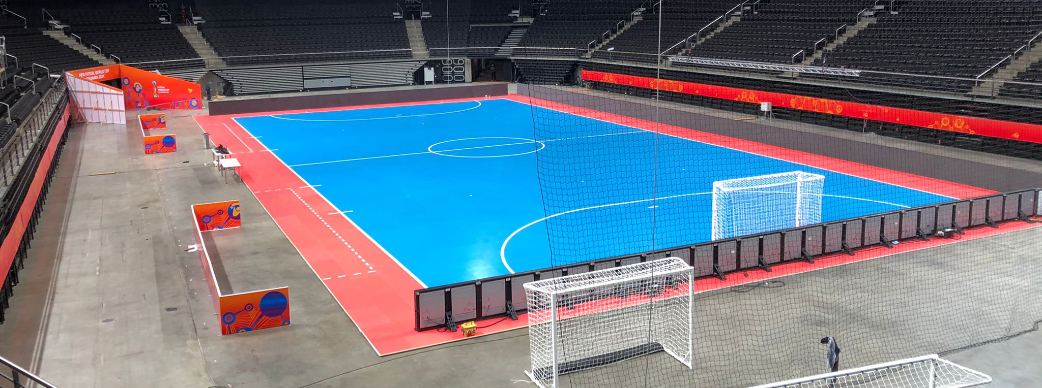 Copa Mundial de Fútbol Sala 2021, disputada en Lituania con pavimento y porterías de Mondo con sistema antivuelco Tutigool