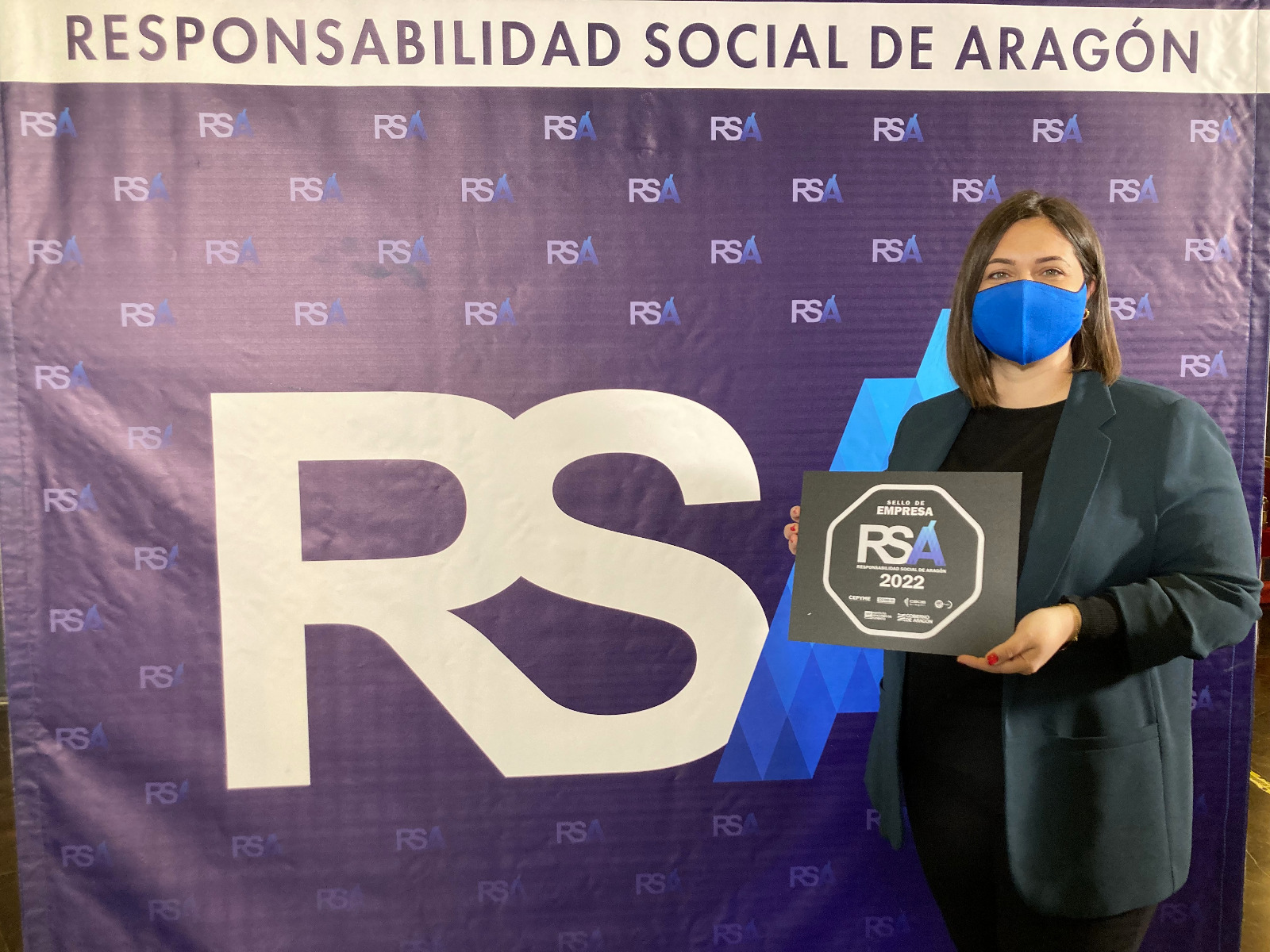 Olga González (Mondo Ibérica) recoge el sello RSA 2022