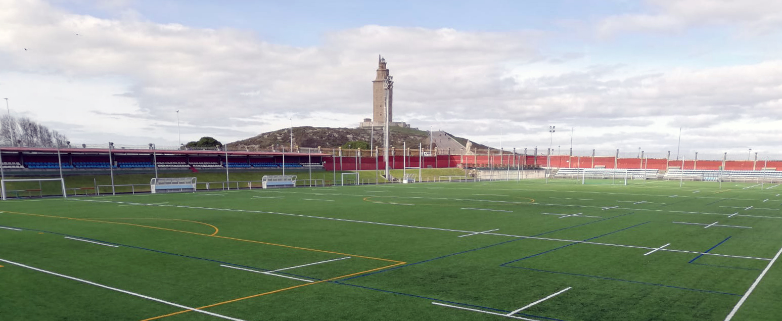 Campo de la Cidade Deportiva da Torre ‘Arsenio Iglesias’ de A Coruña, equipado con césped Mondo