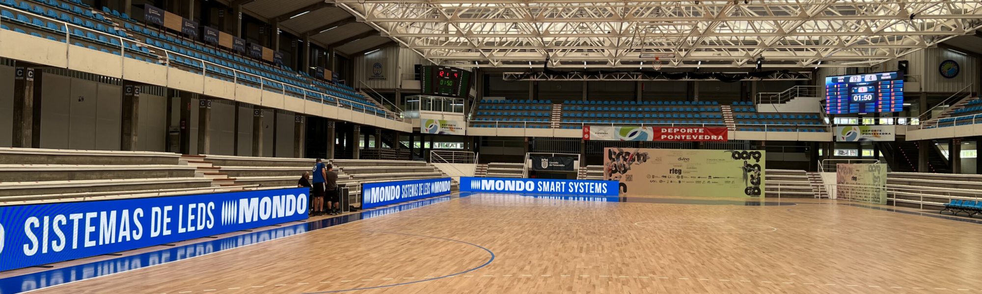 Pavillón Municipal dos Deportes de Pontevedra, equipado con la tecnología Mondo Smart Systems